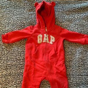 Gap Hooded Zip-up Onesie